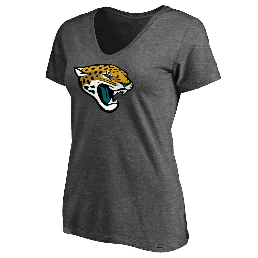 Jacksonville Jaguars Women's Team Logo T-Shirt Heathered Gray - NFL