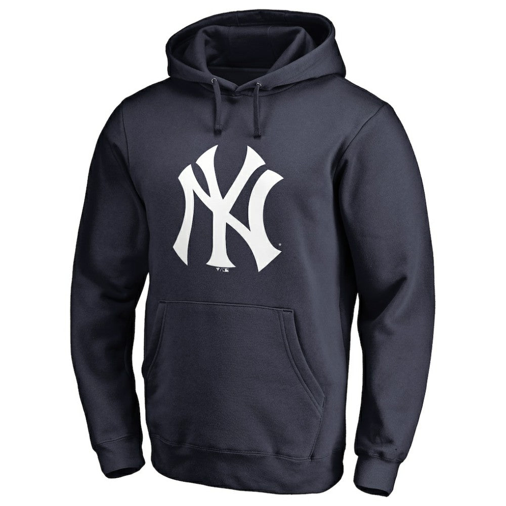 New York Yankees Team Color Primary Logo 2 Pullover Hoodie Clearance