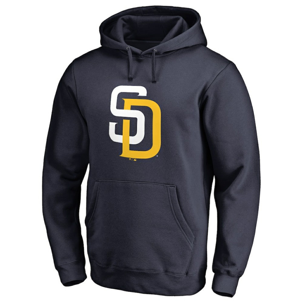 San Diego Padres Official Logo Fitted Pullover Hoodie On Sale