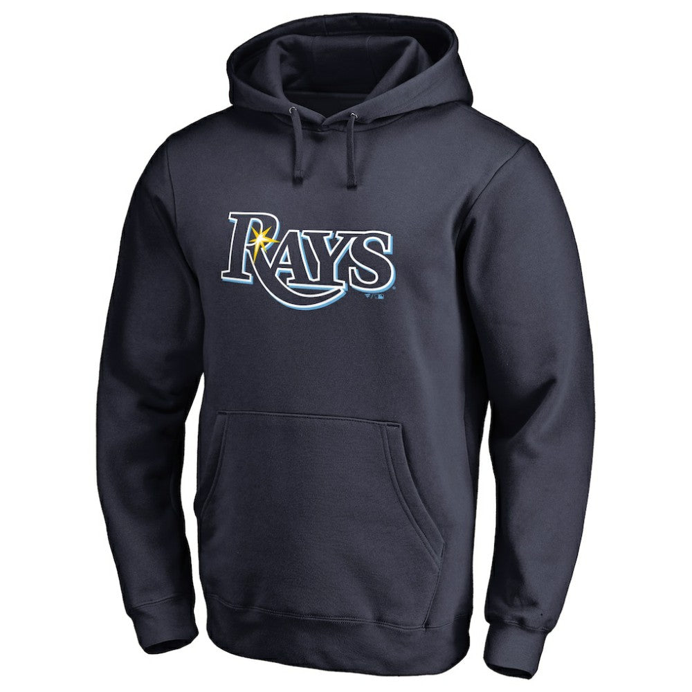 Tampa Bay Rays Official Logo Fitted Pullover Hoodie Online