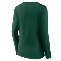 Athletics Women's Team Color Primary Logo V-Neck Long Sleeve T-Shirt Near Me