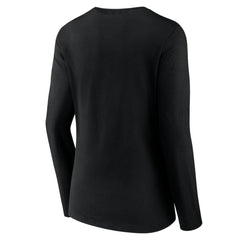 Pittsburgh Pirates Women's Team Color Primary Logo V-Neck Long Sleeve T-Shirt discount