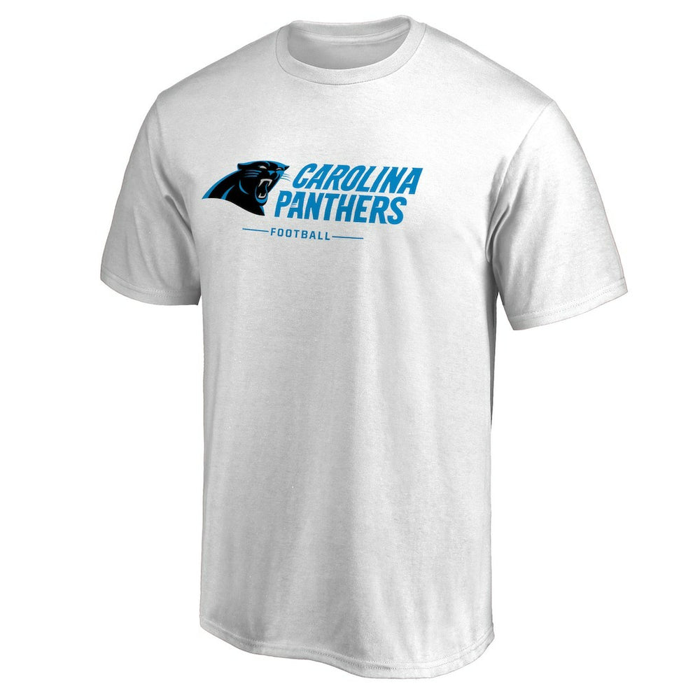 Carolina Panthers Team Lockup T-Shirt White - NFL
