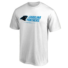 Carolina Panthers Team Lockup T-Shirt White - NFL