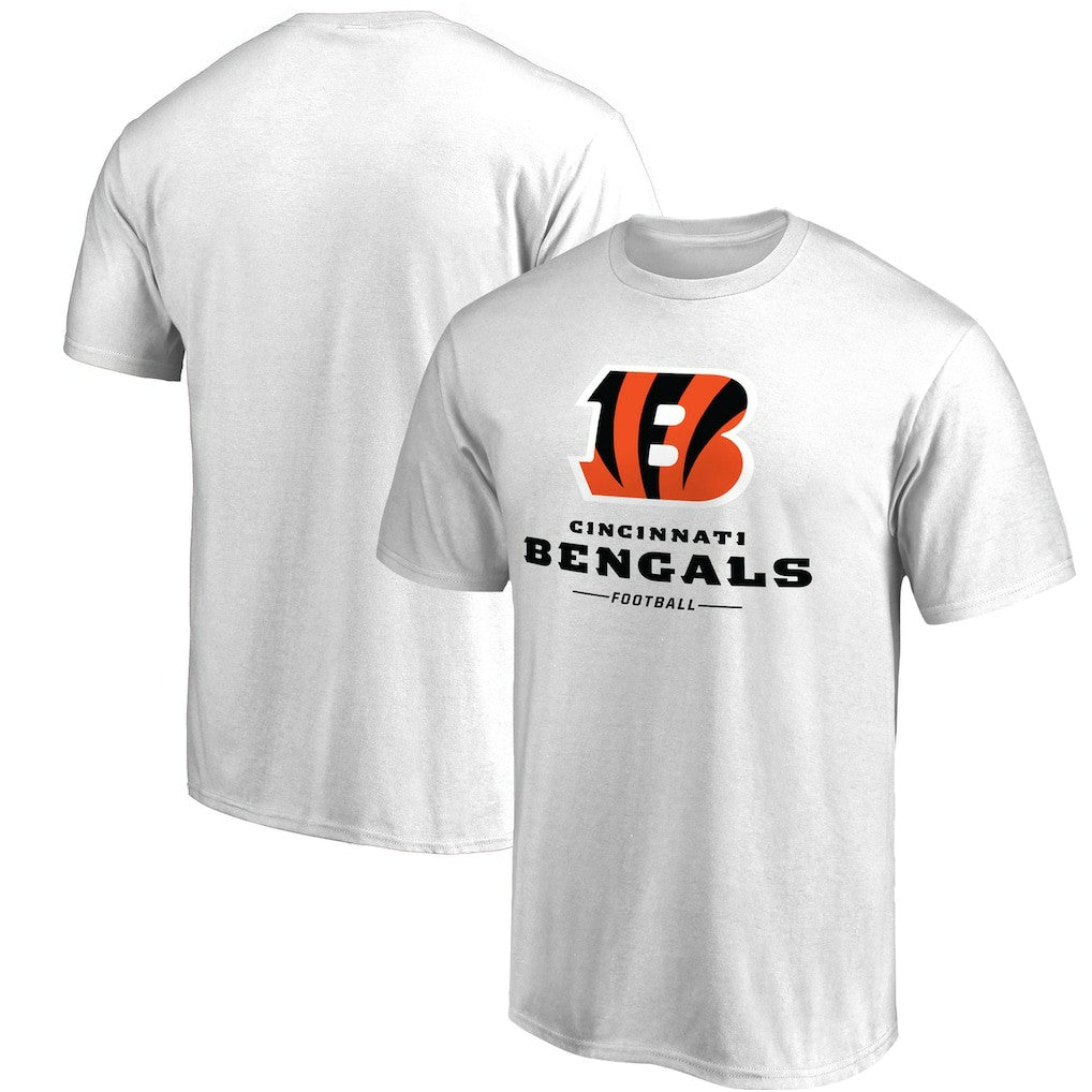 Cincinnati Bengals Team Lockup T-Shirt White - NFL