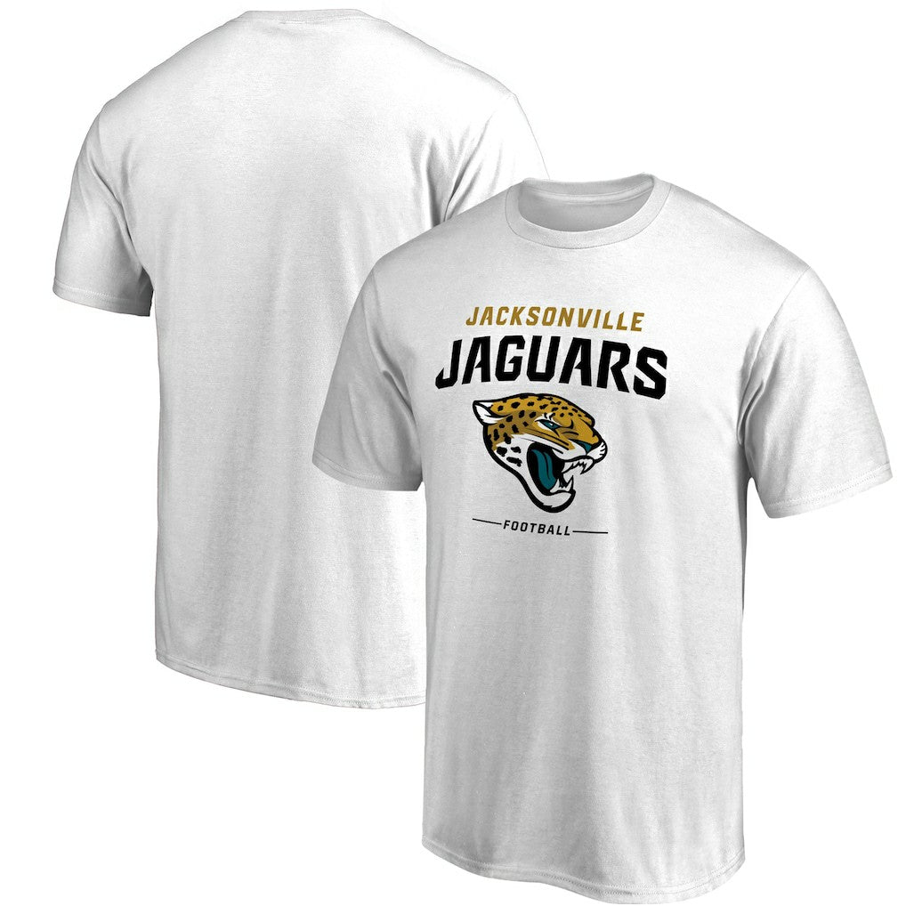 Jacksonville Jaguars Team Lockup T-Shirt White - NFL