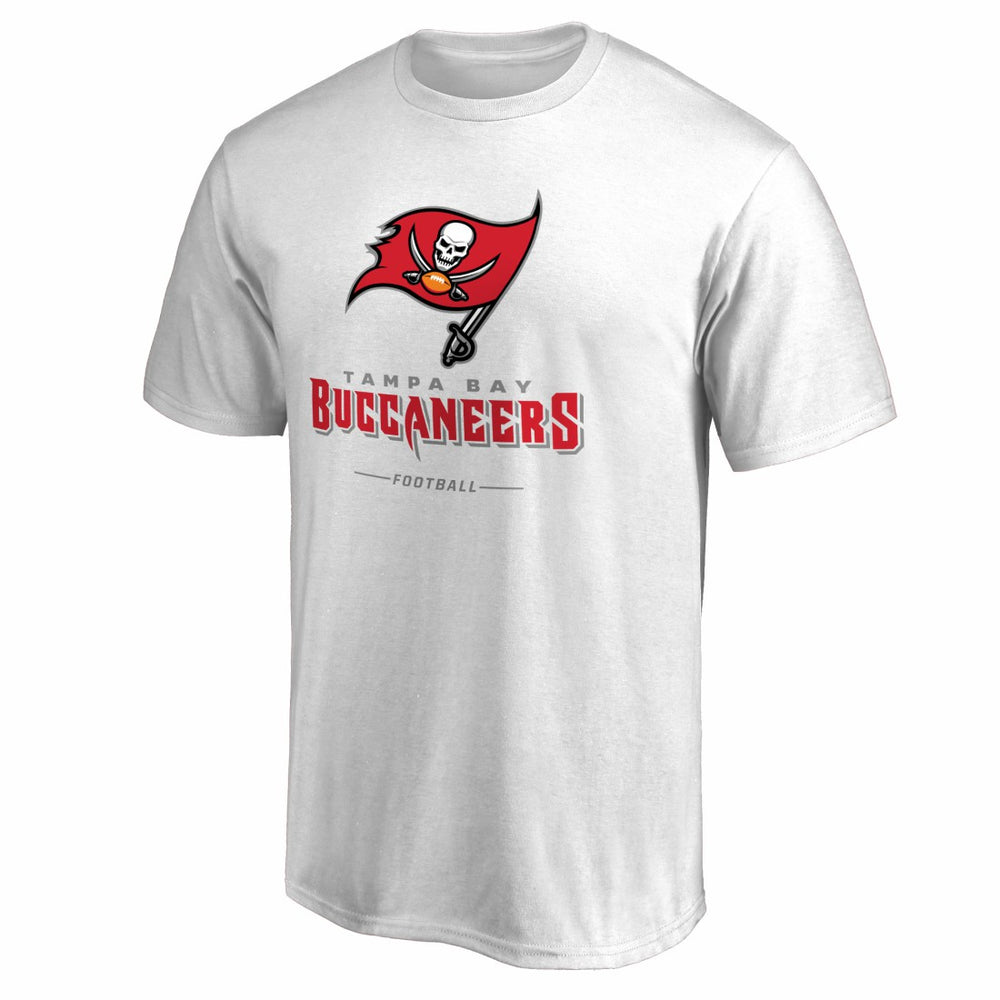 Tampa Bay Buccaneers Team Lockup T-Shirt White - NFL
