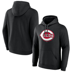 Cincinnati Reds Official Logo Fitted Pullover Hoodie On Sale
