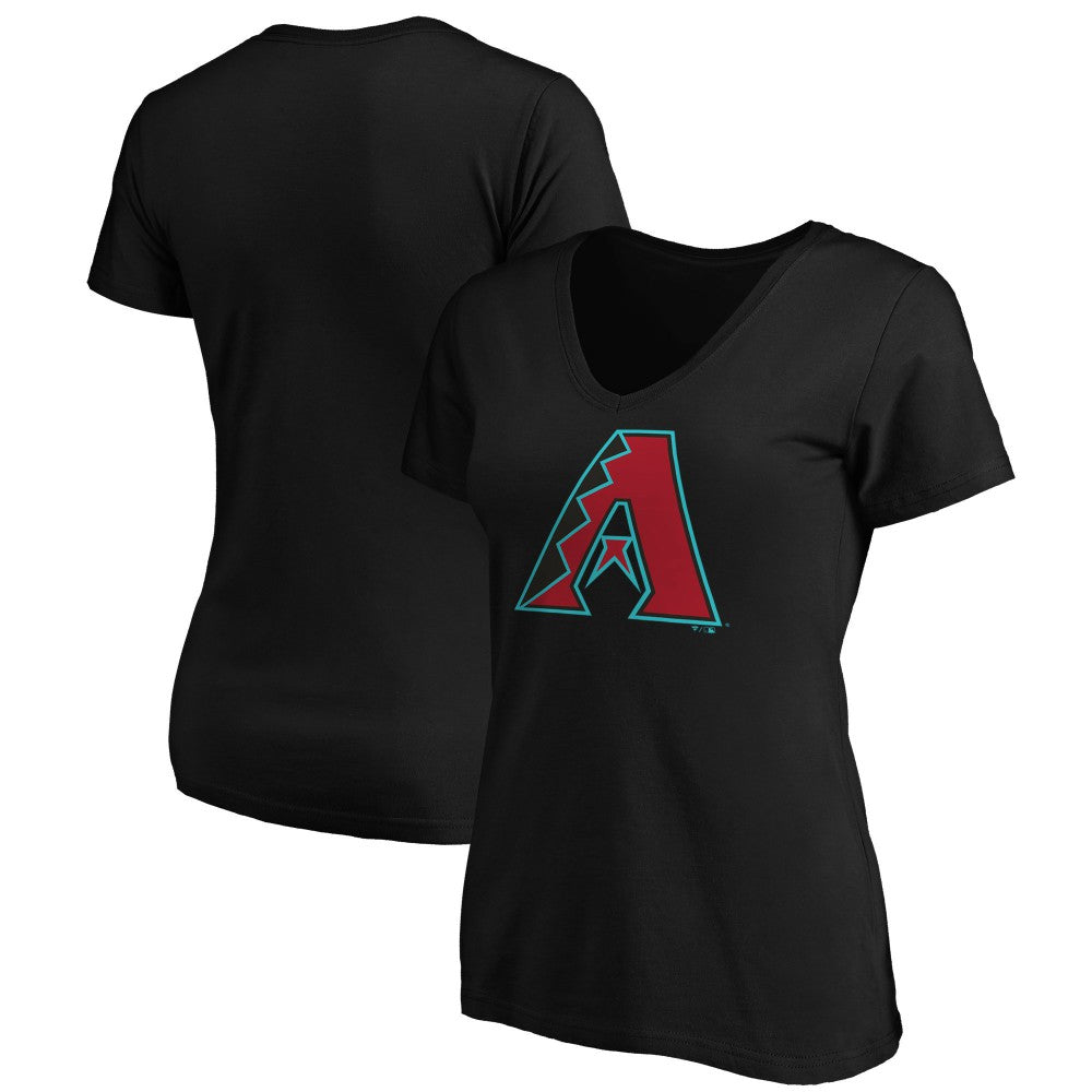 Arizona Diamondbacks Women's Secondary Color Primary Logo T-Shirt Lifestyle