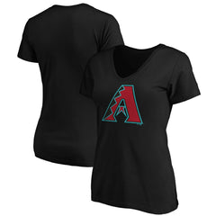 Arizona Diamondbacks Women's Secondary Color Primary Logo T-Shirt Lifestyle