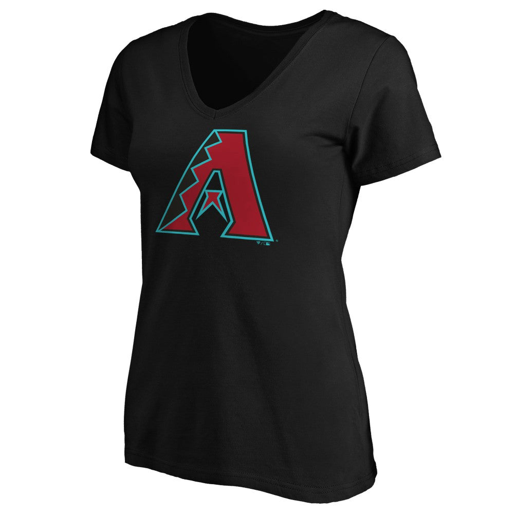 Arizona Diamondbacks Women's Secondary Color Primary Logo T-Shirt Lifestyle