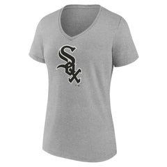 Chicago White Sox Women's Secondary Color Primary Logo T-Shirt Sale