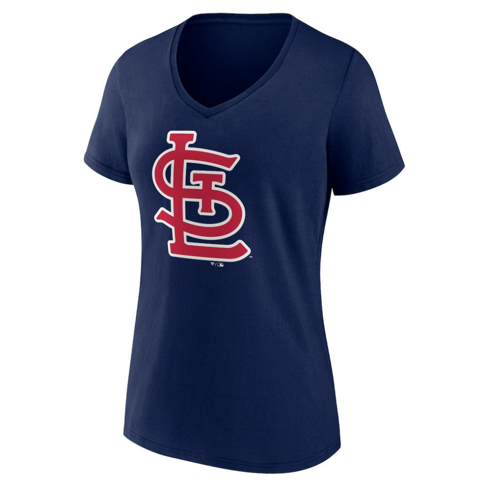 St. Louis Cardinals Women's Secondary Color Primary Logo T-Shirt discount