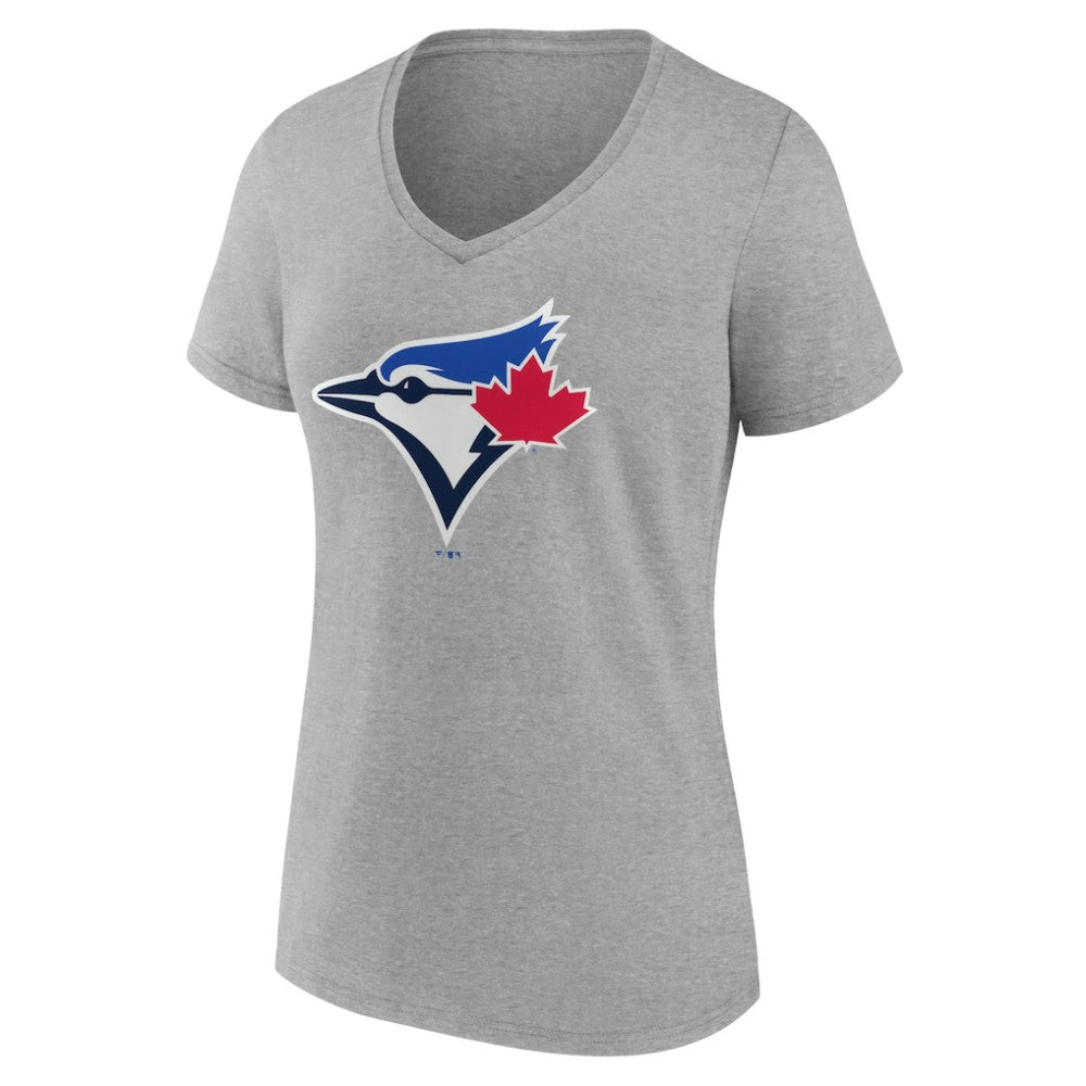 Toronto Blue Jays Women's Secondary Color Primary Logo T-Shirt Lifestyle