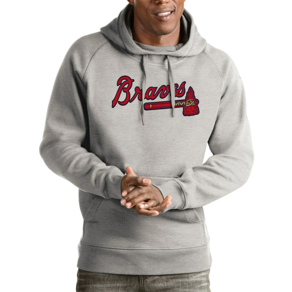 Atlanta Braves Antigua Victory Pullover Hoodie Online