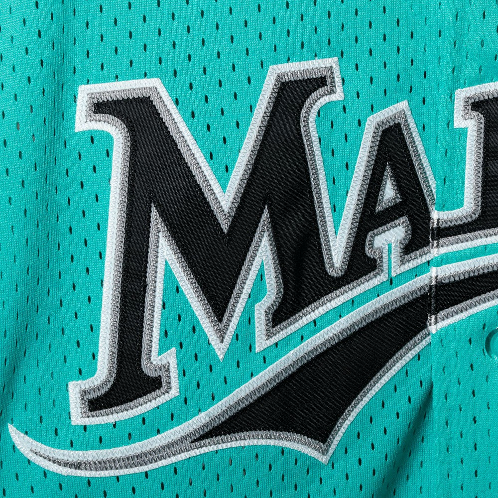 Andre Dawson Florida Marlins Mitchell & Ness Cooperstown Collection Mesh Batting Practice Button-Up Jersey for sale