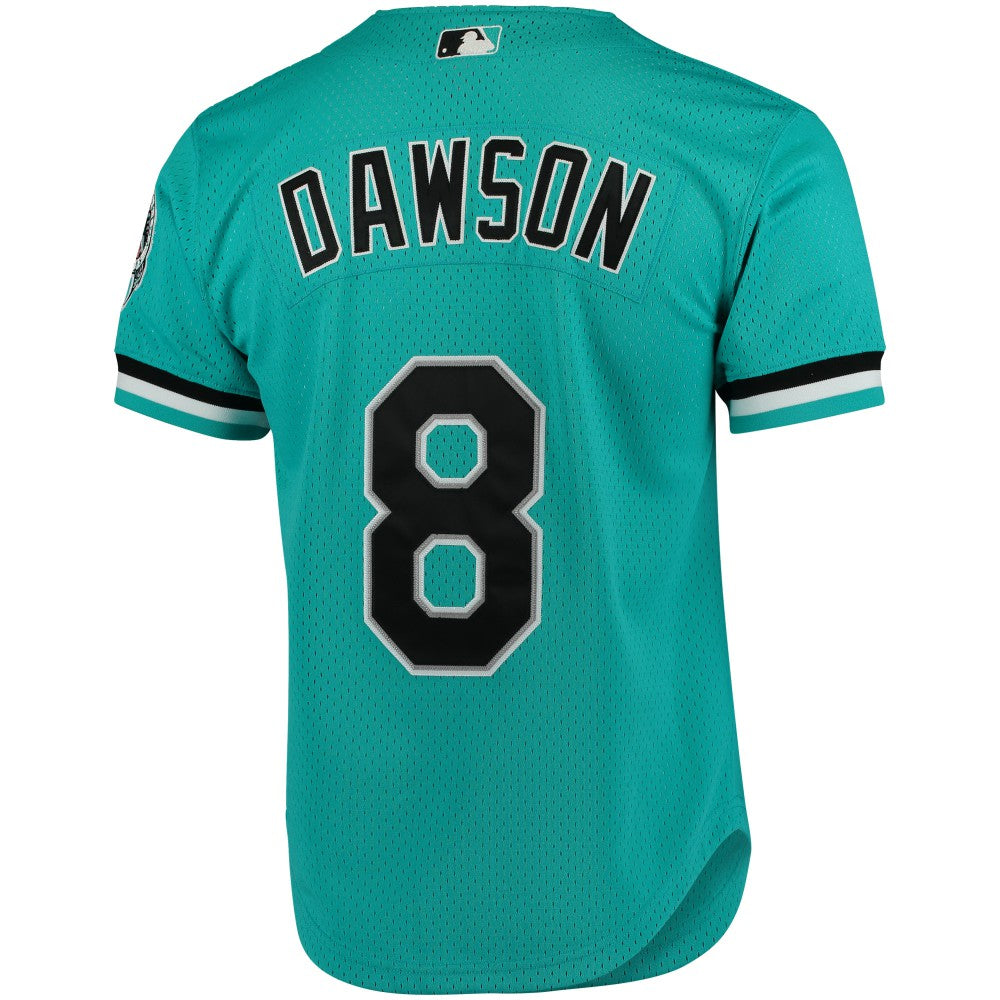Andre Dawson Florida Marlins Mitchell & Ness Cooperstown Collection Mesh Batting Practice Button-Up Jersey for sale