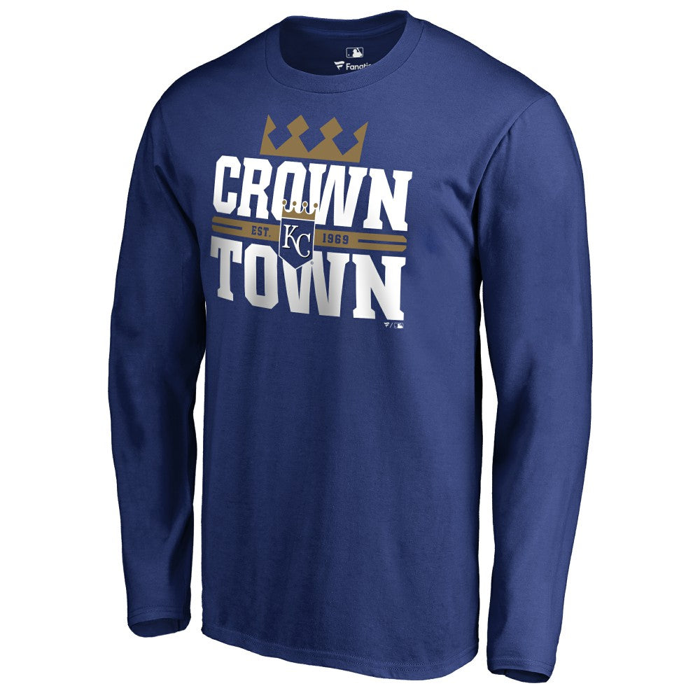 Kansas City Royals Hometown Collection Crown Town Long Sleeve T-Shirt for sale