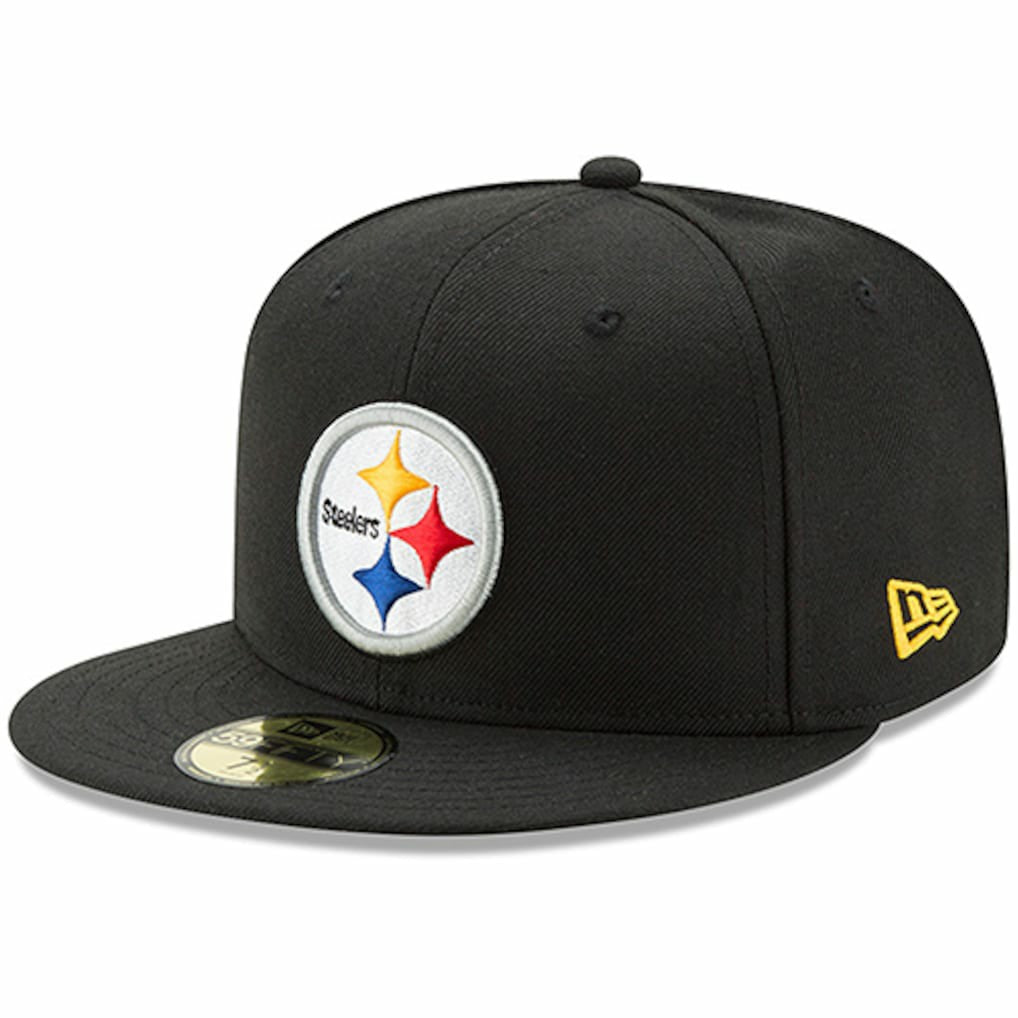 Pittsburgh Steelers New Era Omaha 59FIFTY Fitted Hat Black - NFL