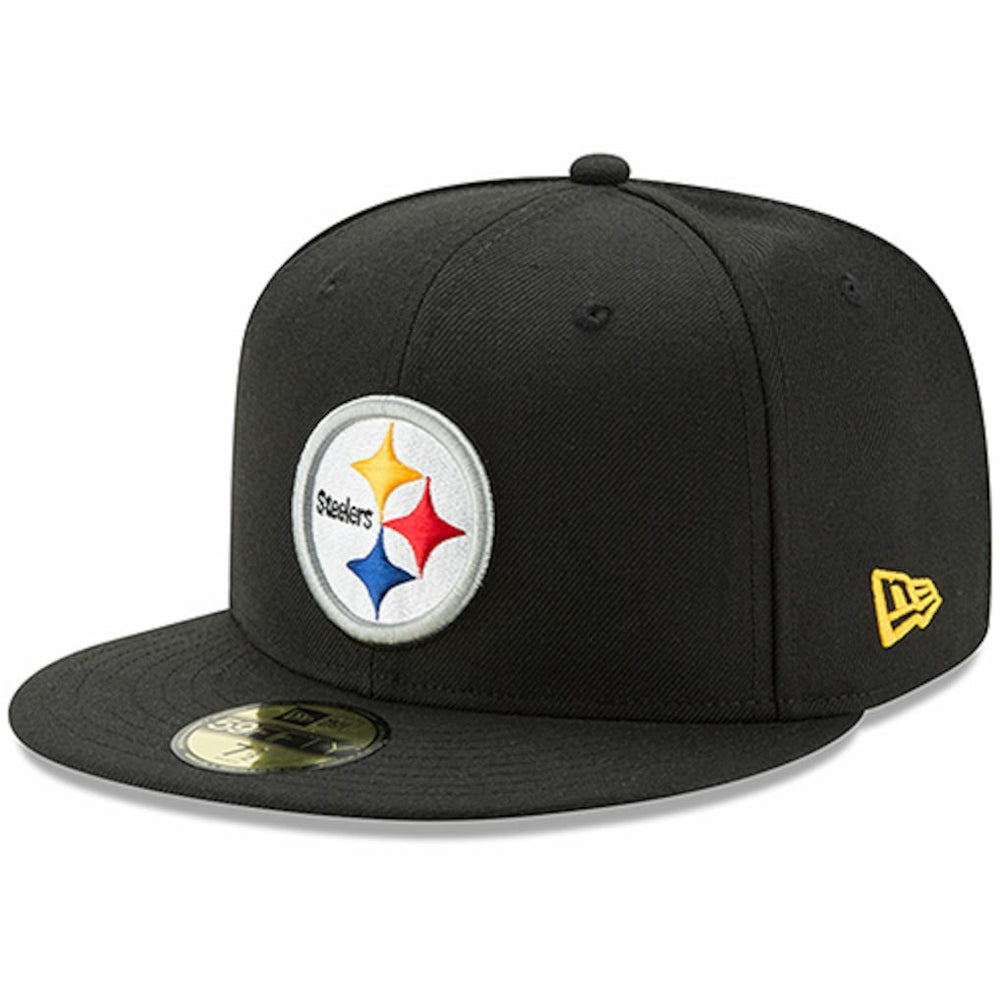 Pittsburgh Steelers New Era Omaha 59FIFTY Fitted Hat Black - NFL