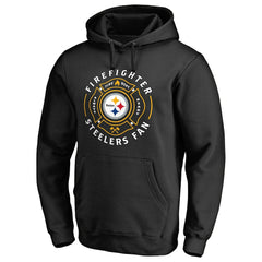 Pittsburgh Steelers Firefighter Pullover Hoodie Black - NFL