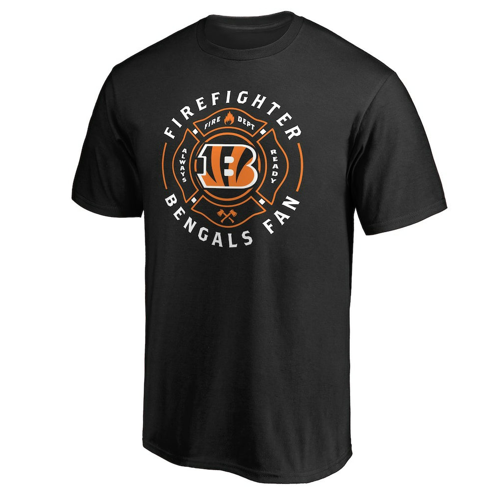 Cincinnati Bengals Black Firefighter T-Shirt - NFL