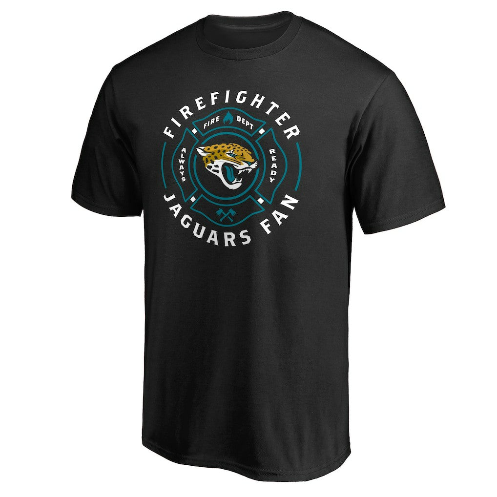 Jacksonville Jaguars Black Firefighter T-Shirt - NFL