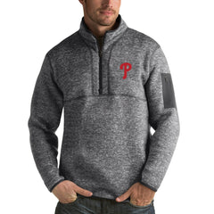 Philadelphia Phillies Antigua Fortune Half-Zip Sweater Near Me