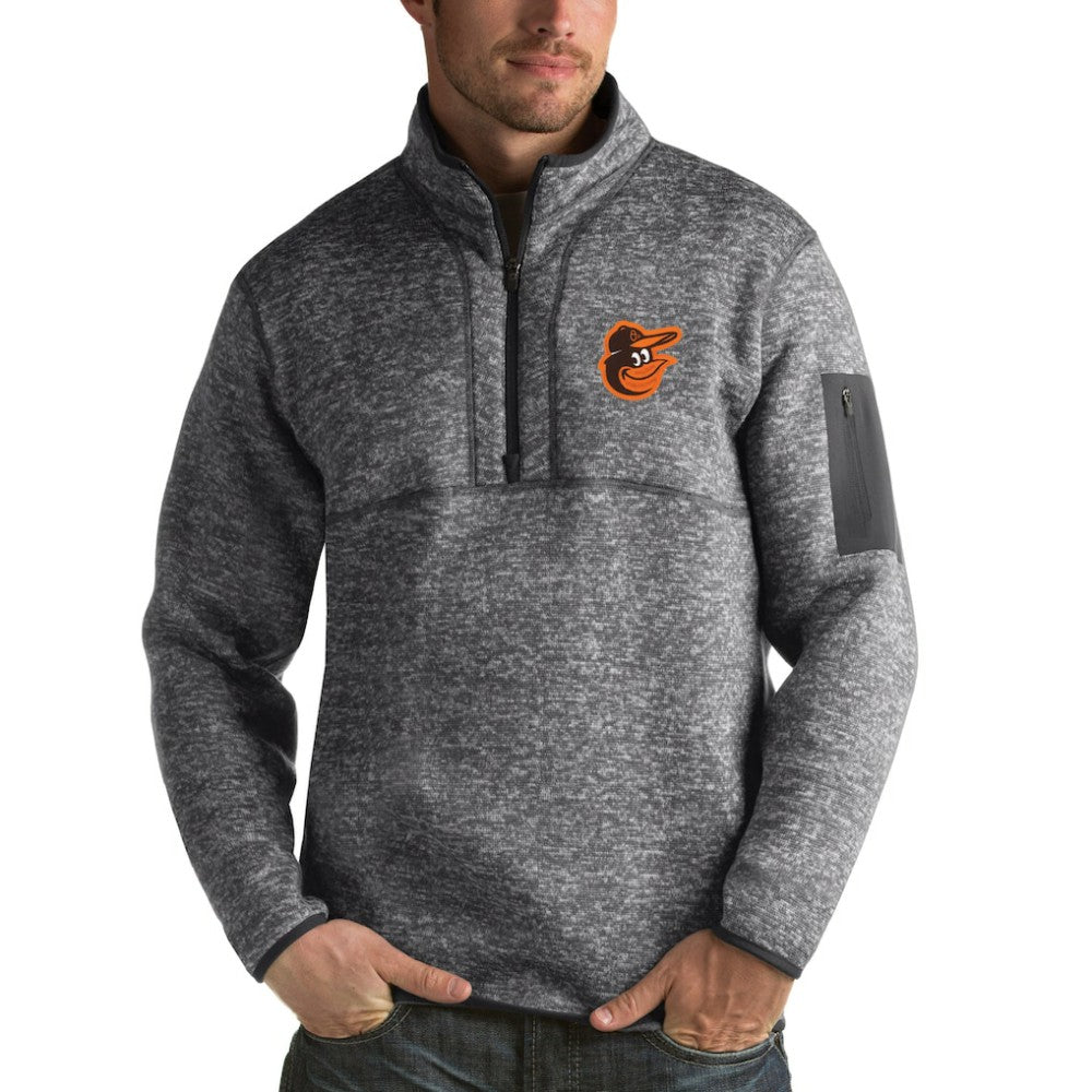 Baltimore Orioles Antigua Fortune Half-Zip Sweater Lifestyle