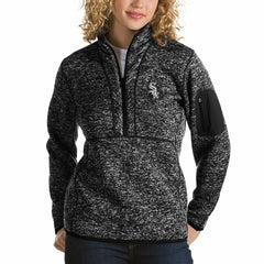 Chicago White Sox Antigua Women's Fortune Half-Zip Pullover Sweater Clearance