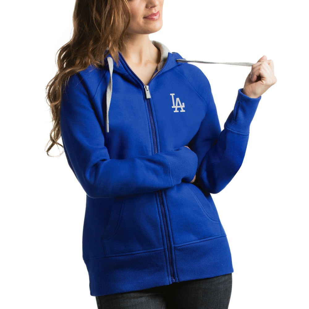 Los Angeles Dodgers Antigua Women's Victory Full-Zip Hoodie discount