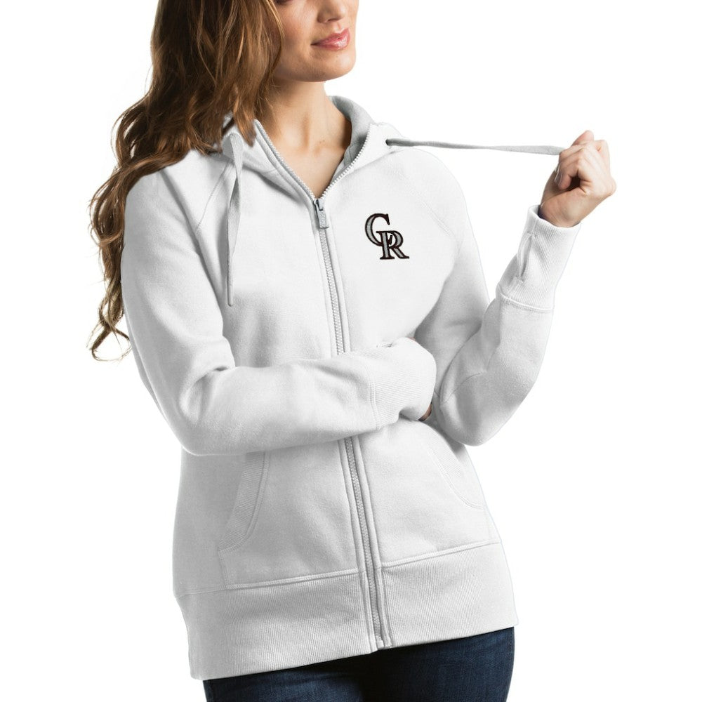 Colorado Rockies Antigua Women's Victory Full-Zip Hoodie Sale
