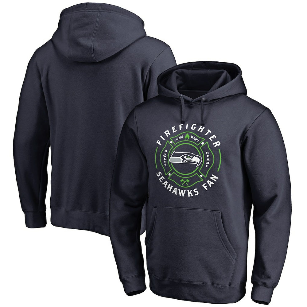 Seattle Seahawks Firefighter Pullover Hoodie Navy - NFL