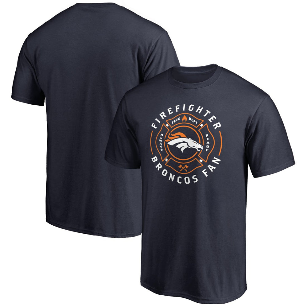 Denver Broncos Firefighter T-Shirt Navy - NFL