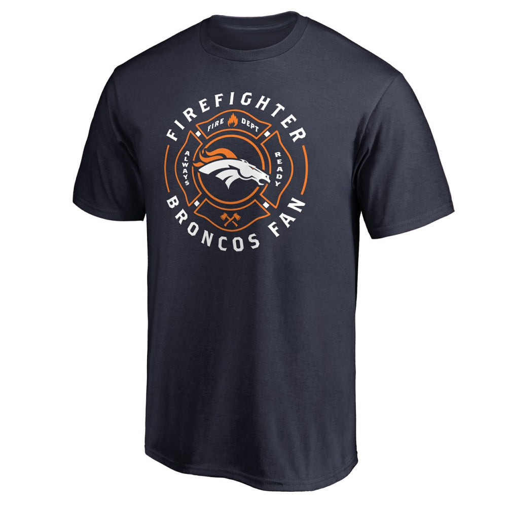 Denver Broncos Firefighter T-Shirt Navy - NFL