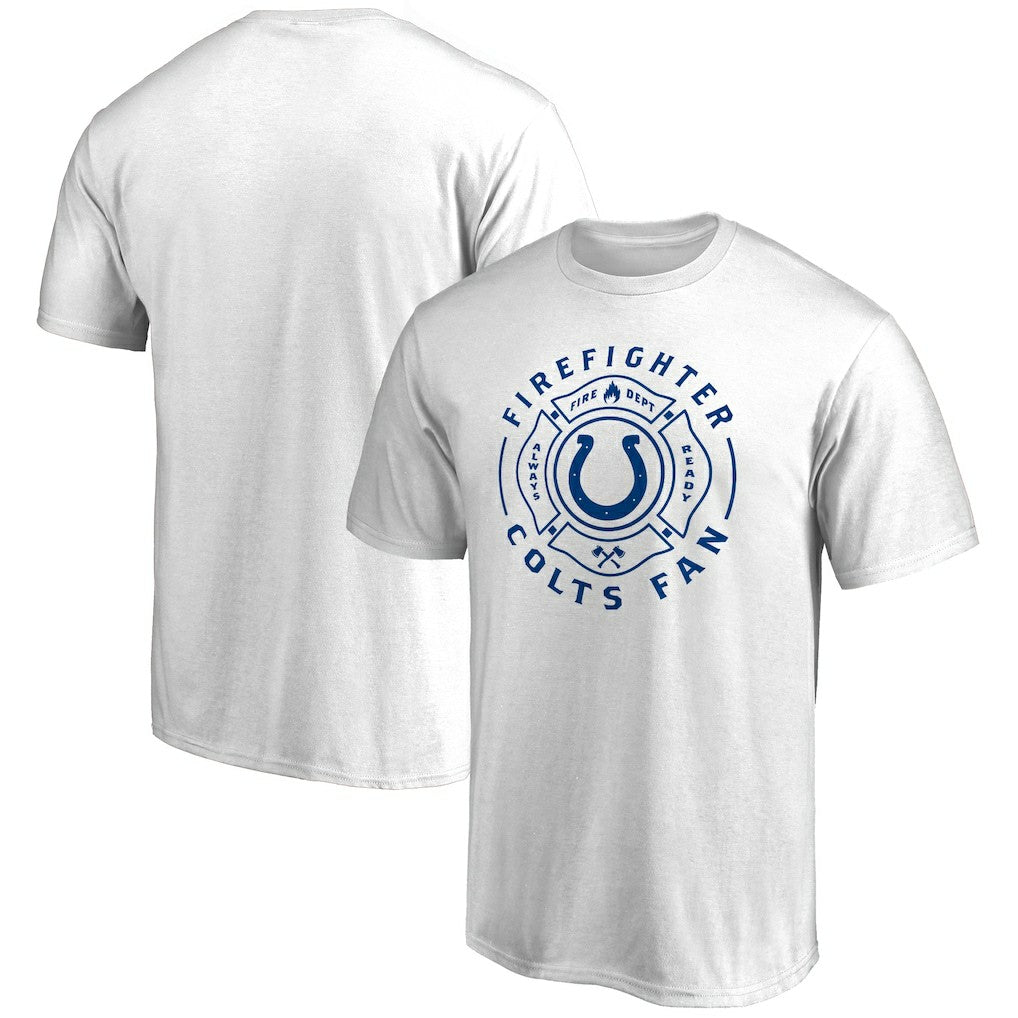 Indianapolis Colts Firefighter T-Shirt White - NFL