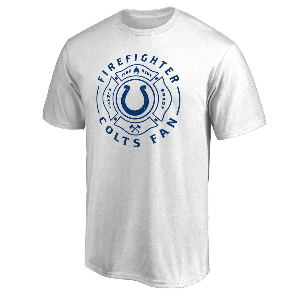 Indianapolis Colts Firefighter T-Shirt White - NFL