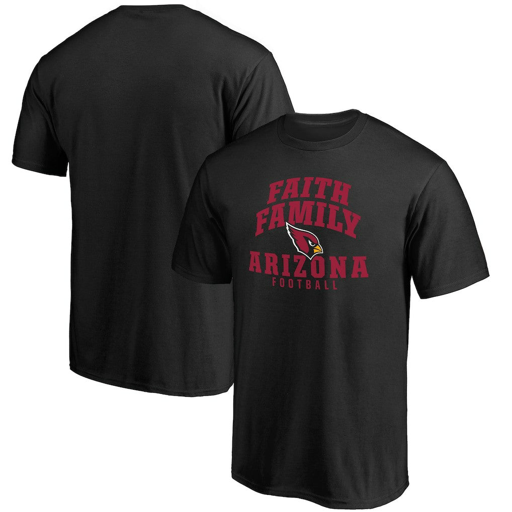 Arizona Cardinals Faith Family T-Shirt Black - NFL