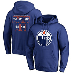 Edmonton Oilers - Raise the Banner Pullover Hoodie Royal