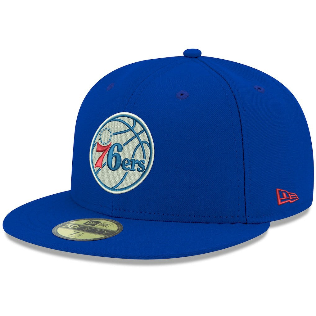 New Era - Philadelphia 76ers Team Color 59FIFTY Fitted Hat - Royal