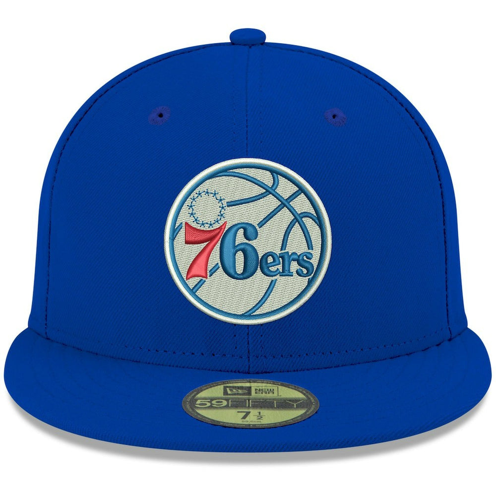 New Era - Philadelphia 76ers Team Color 59FIFTY Fitted Hat - Royal