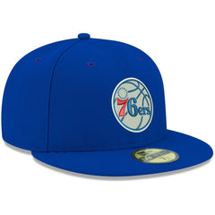 New Era - Philadelphia 76ers Team Color 59FIFTY Fitted Hat - Royal