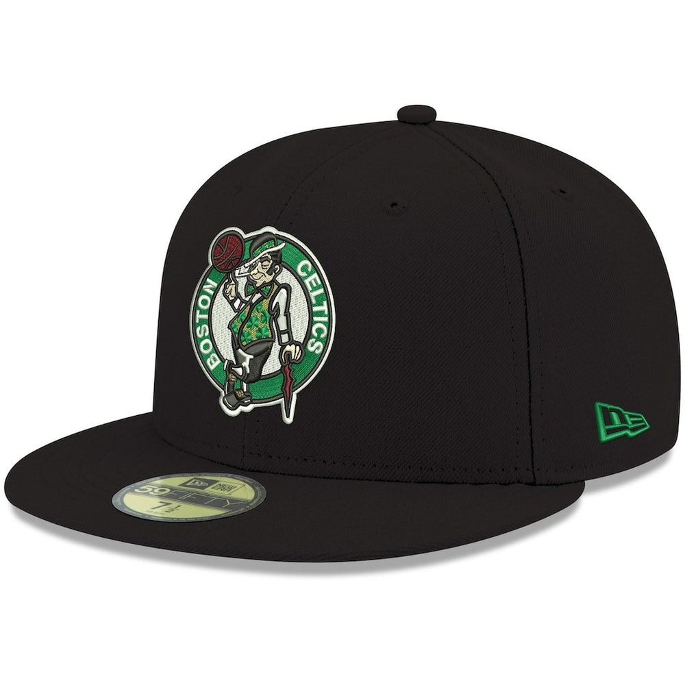 New Era - Boston Celtics Team Color 59FIFTY Fitted Hat - Black