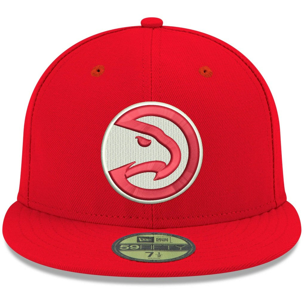New Era - Atlanta Hawks Team Color 59FIFTY Fitted Hat - Red