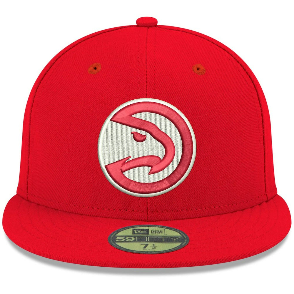 New Era - Atlanta Hawks Team Color 59FIFTY Fitted Hat - Red