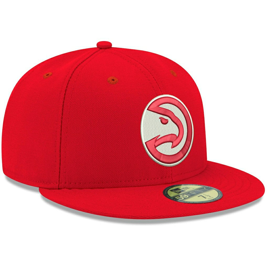 New Era - Atlanta Hawks Team Color 59FIFTY Fitted Hat - Red