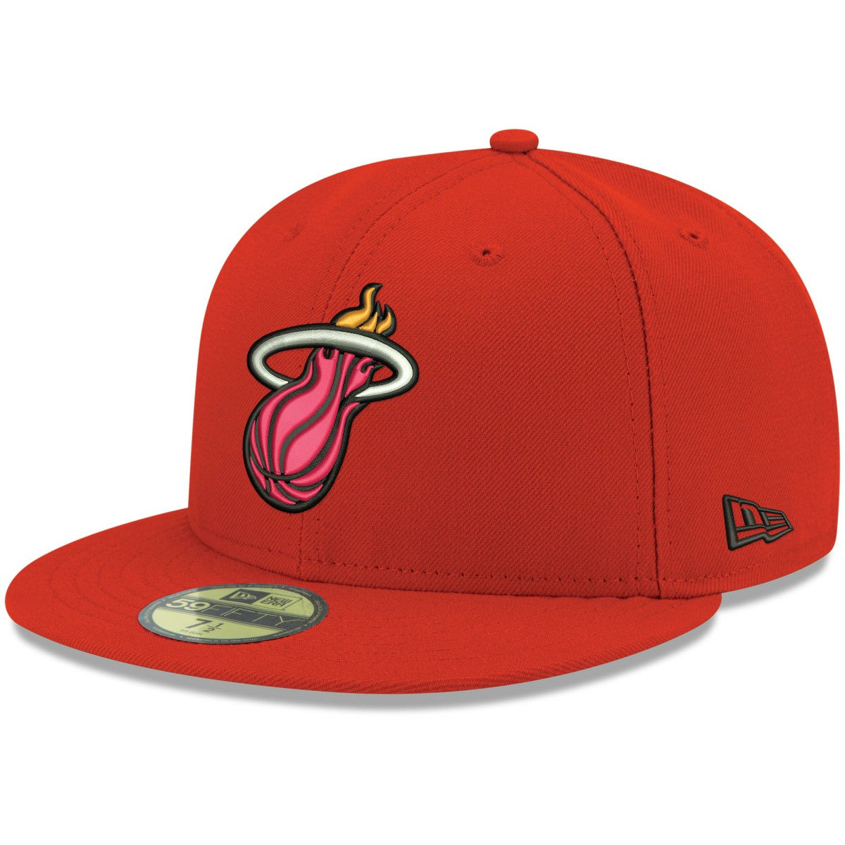 New Era - Miami Heat Team Color 59FIFTY Fitted Hat - Red