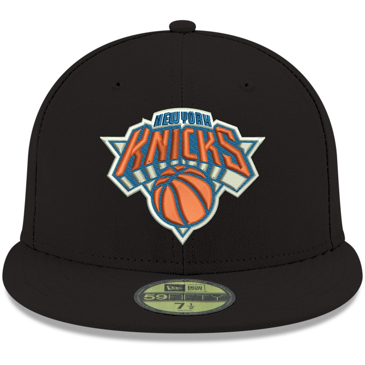 New Era - New York Knicks Team Color 59FIFTY Fitted Hat - Black