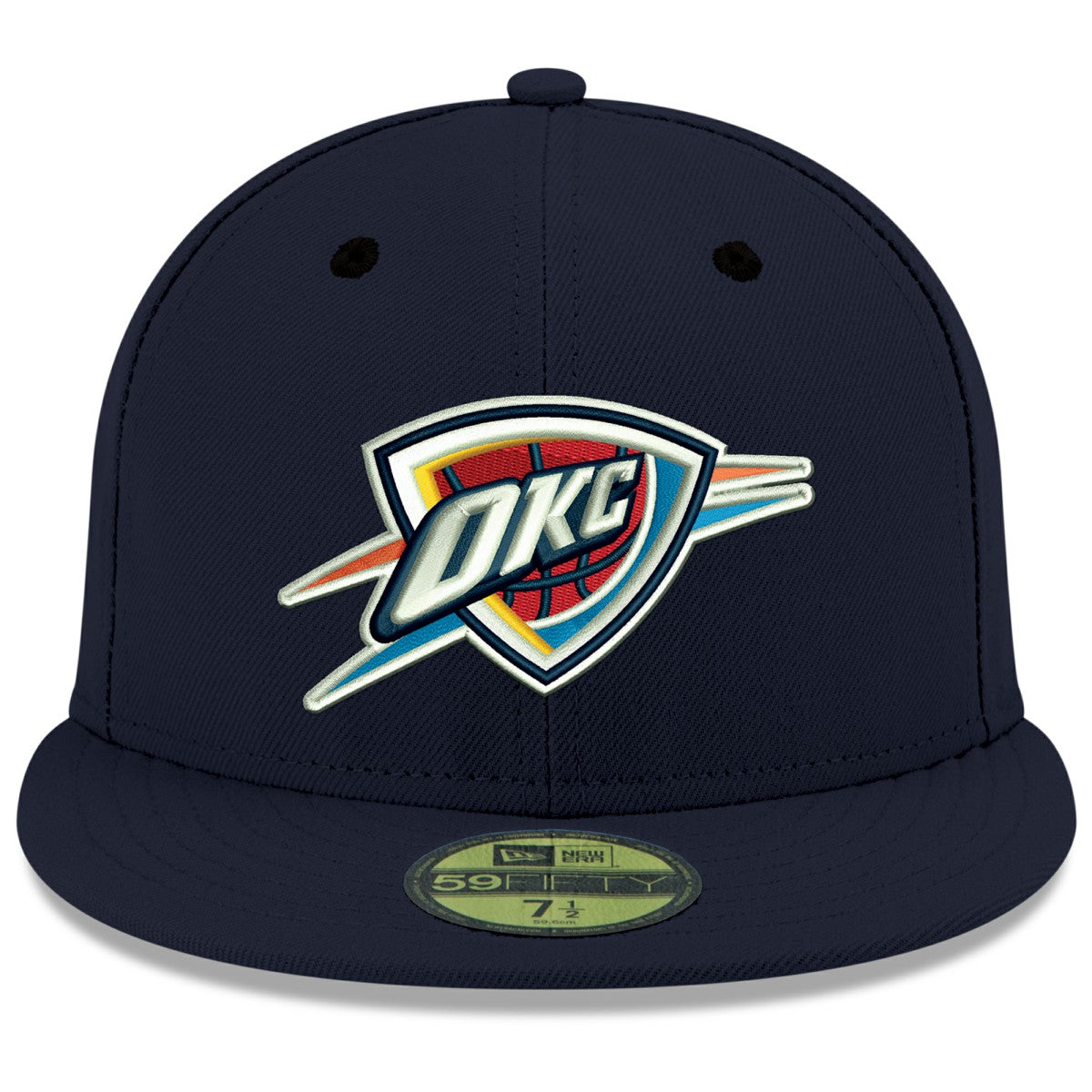 New Era - Oklahoma City Thunder Team Color 59FIFTY Fitted Hat - Navy