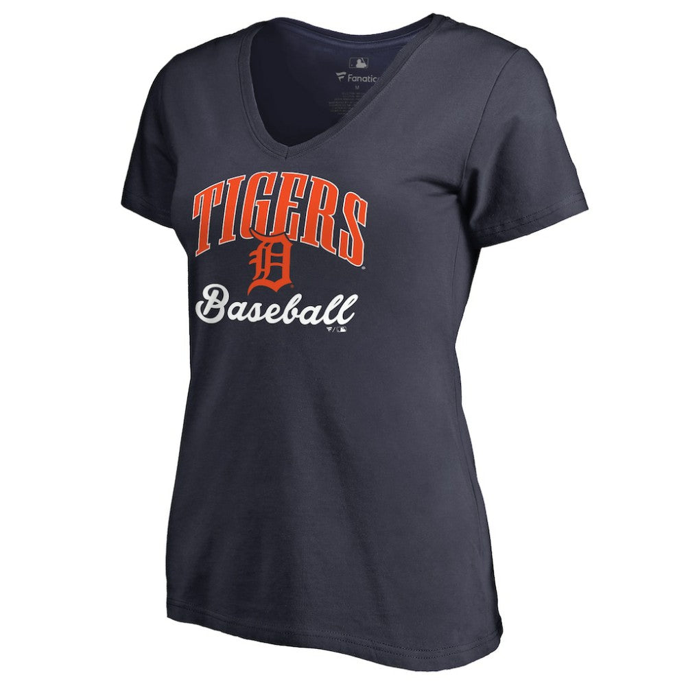 Detroit Tigers Women's Victory Script T-Shirt Clearance